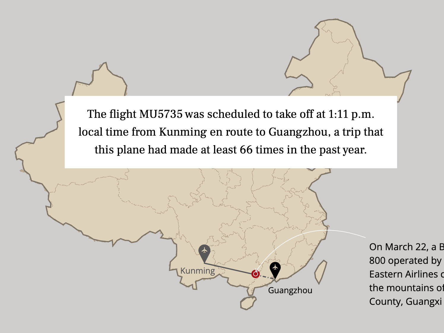 a project about China plane crash accident